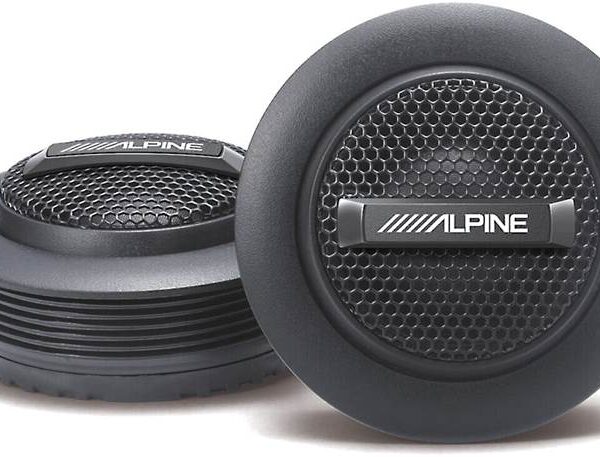 Alpine S-S10TW S-Series 1" silk dome tweeters