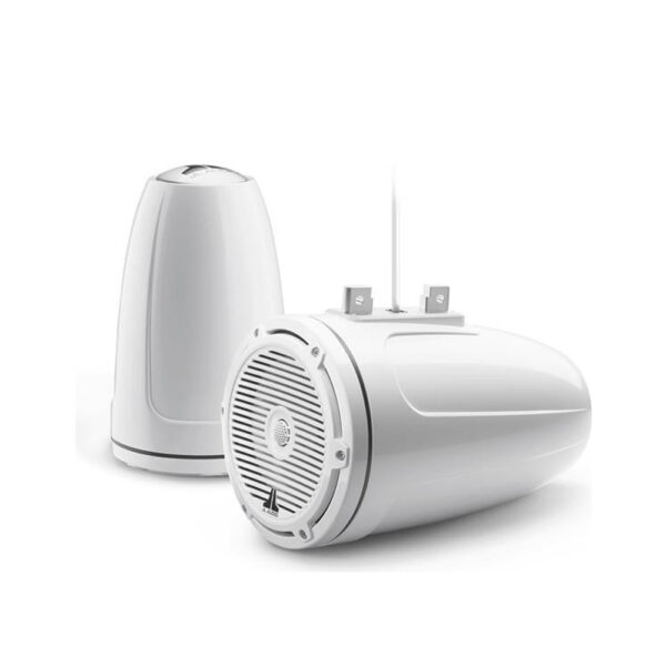 JL Audio M3-770ETXv3-Gw-C-Gw M3 Series 7.7" wakeboard tower speakers (Gloss White with Gloss White Classic Grille)