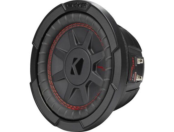 Kicker 48CWRT672 CompRT Series shallow-mount 6-3/4" subwoofer with dual 2-ohm voice coils
