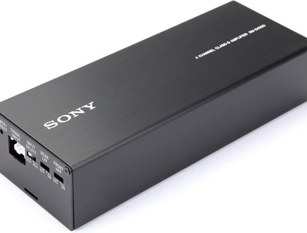 Sony XMS400D Compact 4-channel car amplifier — 45 watts RMS x 4